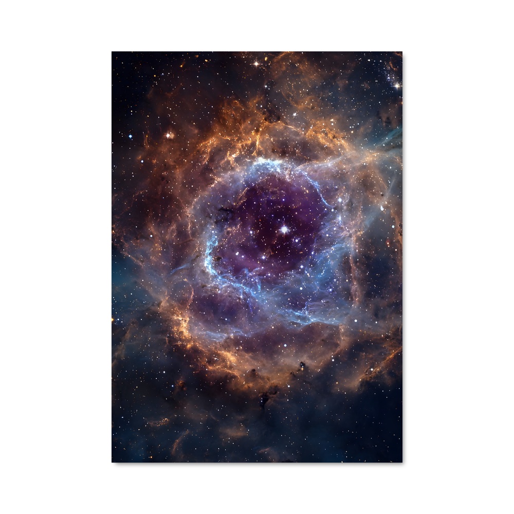 Poster Éblouissant Nébuleuse Rosette